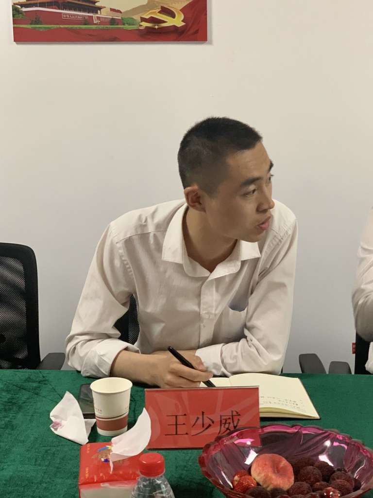 甘肃省委统战部六处张树杰处长深入杰隆律师事务所调研指导